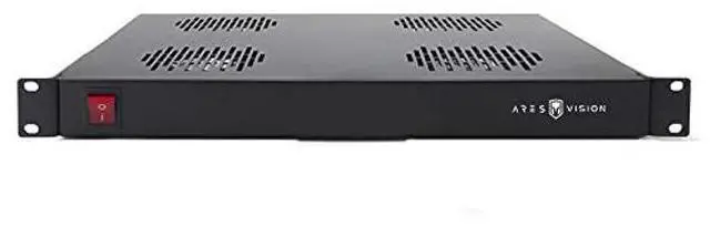 Alt view image 3 of 4 - Ares Vision Quad Cooling Fans for 19'' Wide Standard Server Cabinet/Rack MAX Airflow (Quad Fans) Fits Universal Server Racks, Industry Best 7 Year Warranty!