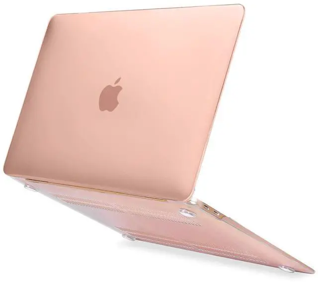 Alt view image 3 of 5 - MOSISO Compatible with MacBook Air 13 inch Case 2022, 2021-2018 Release A2337 M1 A2179 A1932, USB C to USB Adapter 2 Pack&Keyboard Cover&Screen Protector&Storage Bag, Transparent&Rose Gold