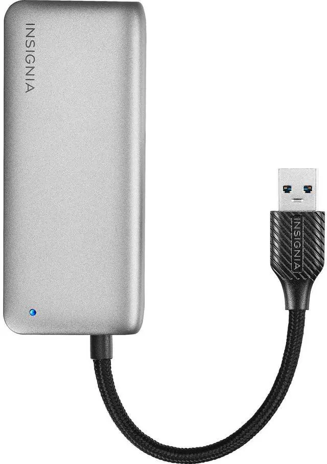 Alt view image 3 of 5 - Insignia 4-Port USB 3.0 Hub, USB Splitter Expander for Laptop, Xbox, Flash Drive, HDD, Console, Printer, Camera, Keyborad, Mouse, MacBook, Surface, PC