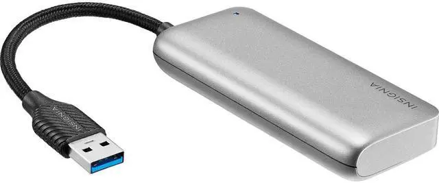 Alt view image 4 of 5 - Insignia 4-Port USB 3.0 Hub, USB Splitter Expander for Laptop, Xbox, Flash Drive, HDD, Console, Printer, Camera, Keyborad, Mouse, MacBook, Surface, PC