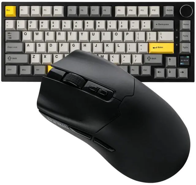 Main image of EPOMAKER Ajazz AK820 Pro 75% Mechanical Keyboard+Click Gaming Mouse Wireless 2.4Ghz/Bluetooth/Type-C