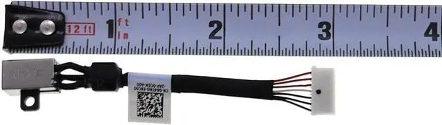 Alt view image 4 of 4 - 5 x DC Power Jack Charging Port Socket Plug in Cable for Dell XPS 15 9530 9550 9560 9570 7590 P56F P56F001 P56F003/Precision 15 5510 5520 5530 5540 M3800 CN-064TM0 064TM0 DC30100X300