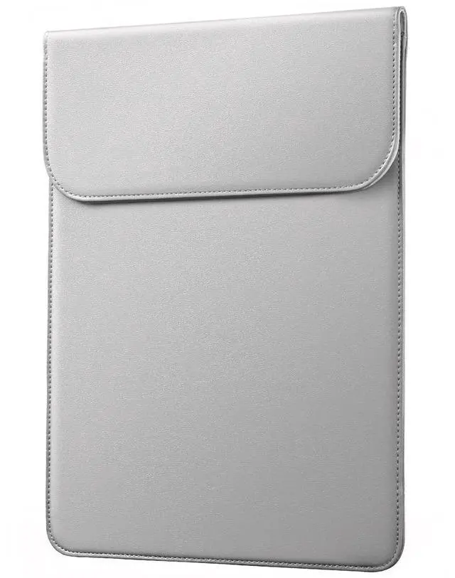 Main image of JETech Slim Laptop Sleeve for MacBook Air 13-Inch (M4/M3/M2) 2022-2025, MacBook Pro 13-Inch (M2/M1) 2016-2022, PU Leather Case (Grey)