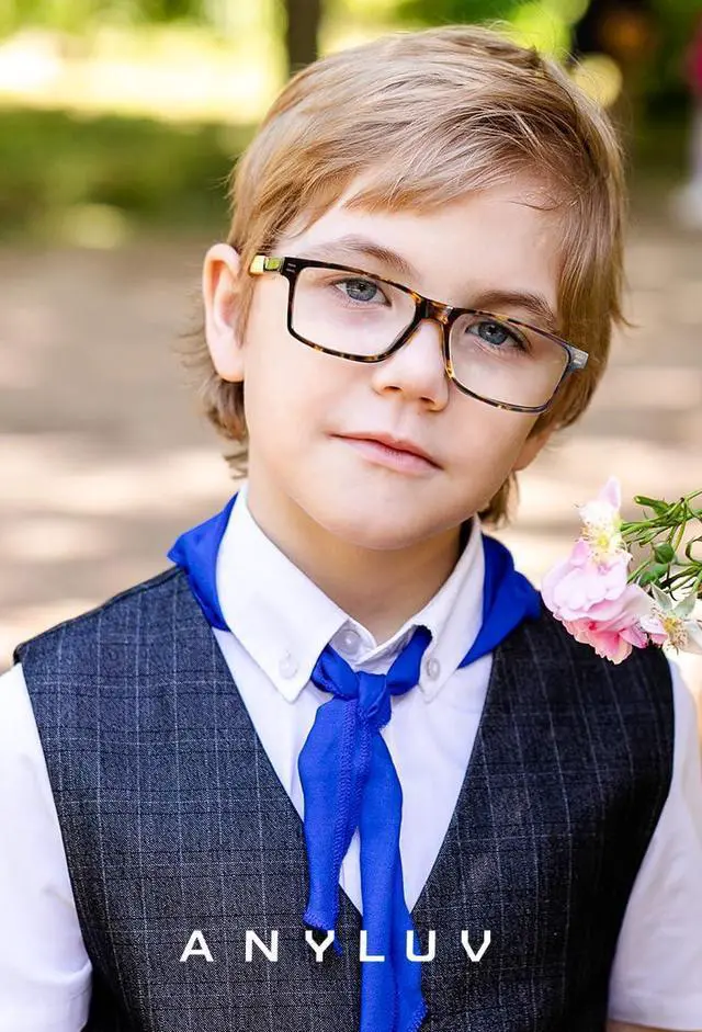 Alt view image 2 of 5 - ANYLUV Blue Light Glasses for Kids, Blue Light Blocking Glasses for Girls/Boys, Teen Gaming Glasses Anti Eyestrain