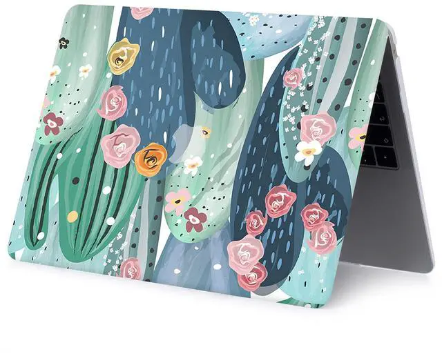 Alt view image 5 of 5 - Case Compatible with MacBook Air 11 Inch Model A1370 & A1465, Matte Plastic Color Print Laptop Hard Shell Protective Case with Keyboard Cover Skin for Mac Air 11,6" - Cactus