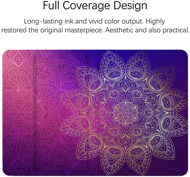 Alt view image 3 of 5 - Berkin Arts Compatible with iPad Pro 4th/3rd/2nd Generation Case (11 Inch) 2022 2021 2020 Folio Case Premium Leather Cover Holography Artful Designs Indigo-Occult Pattern Complicated Galactic