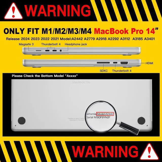 Alt view image 2 of 5 - CISSOOK Plastic Hard Shell Compatible with MacBook Pro 14 inch Case 2024 2023 2022 2021 Release, M4 A3112 A3185 A3401 M3 A2918 A2992 M2 A2779 M1 A2442 Pro/Max Chip, Marble Flower