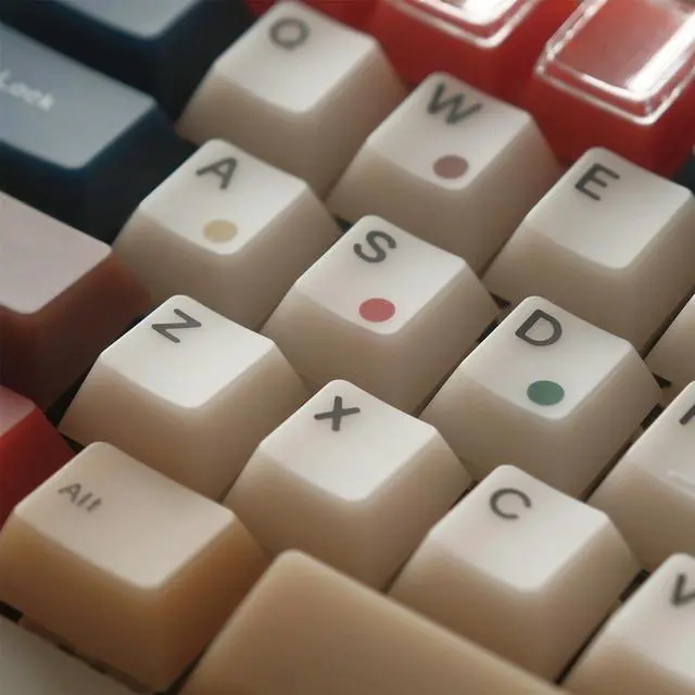 Alt view image 3 of 5 - Neon PC Keycaps Translucent Keycaps-Vintage Mixed Light Themed Keycap Set,186 Keys Cherry Profile Colorful Key Caps Suitable for Cherry Mx Switch Mechanical Keyboard Keycaps