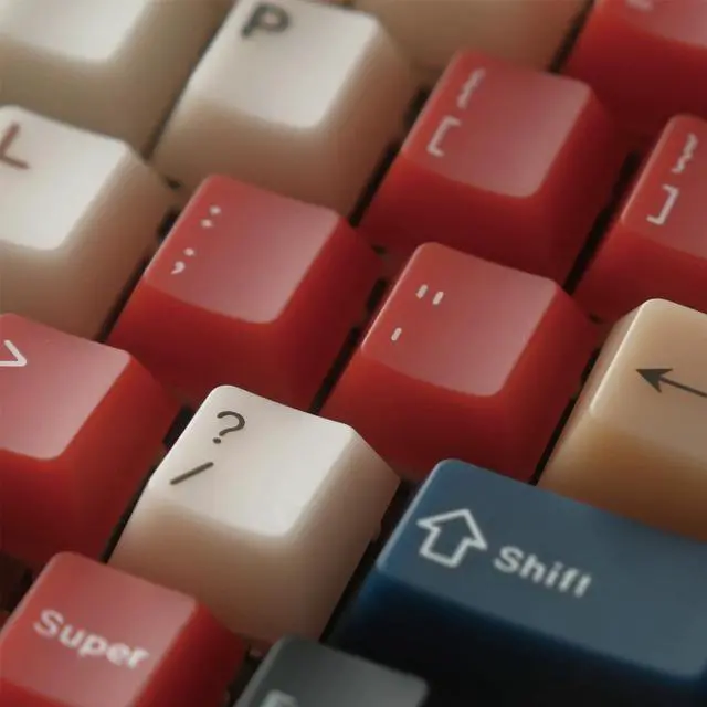 Alt view image 5 of 5 - Neon PC Keycaps Translucent Keycaps-Vintage Mixed Light Themed Keycap Set,186 Keys Cherry Profile Colorful Key Caps Suitable for Cherry Mx Switch Mechanical Keyboard Keycaps