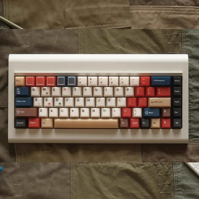 Alt view image 4 of 5 - Neon PC Keycaps Translucent Keycaps-Vintage Mixed Light Themed Keycap Set,186 Keys Cherry Profile Colorful Key Caps Suitable for Cherry Mx Switch Mechanical Keyboard Keycaps