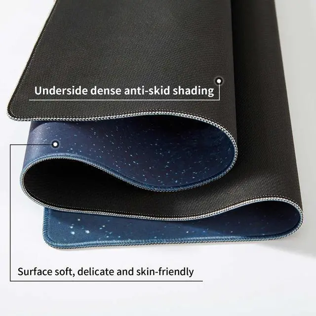 Alt view image 2 of 5 - DOBAOJIA Huge Mouse Pad, Giant Mouse Pad for Desk, Keyboard and Mouse Mat, Desk Pad Protector Mat, Spill-Proof Surface and Anti-Skid Base 39.37" x 19.69" 100 x 50cm