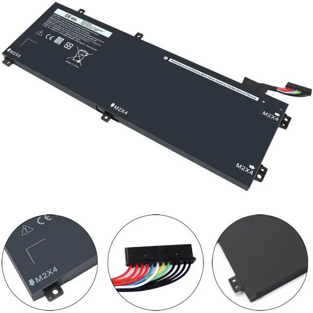Alt view image 2 of 5 - RRCGW Replacement Battery RRCGW for Dell XPS 15-9550 15-9560 15-9570 Precision 5510 5520 5530 Mobile WorkStations Series P56F P56F001 H5H20 M7R96 62MJV 062MJV 5041C 05041C 5D91C 05D91C Laptop.