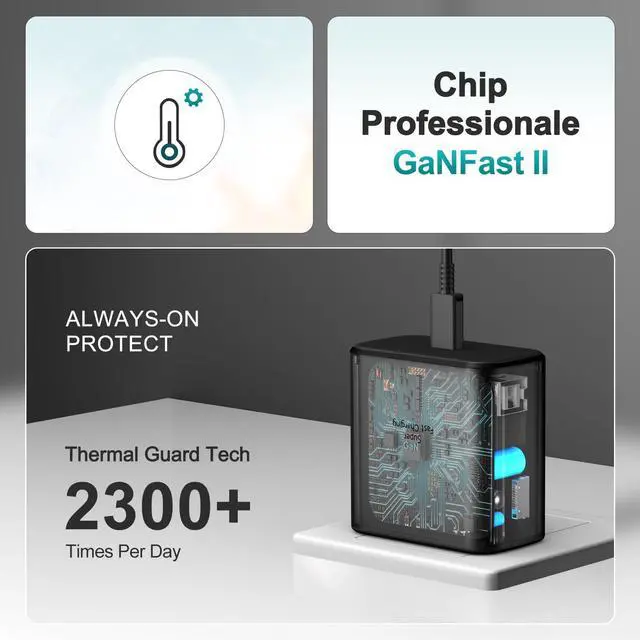 Alt view image 5 of 5 - 45W USB C Charger Fast Charging for Samsung Phone Super Fast Charger Block 2Pack Samsung Fast Charging Cable 10FT for Samsung Galaxy S25 Ultra/S25+/S24 Ultra/S24+/S23 Ultra/S23+/S22/S21/S20 Note10/20