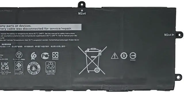 Alt view image 3 of 5 - FCZFCZ DWVRR Battery Replacement for Dell Alienware x15 R1 / Alienware x15 R2 / Alienware x17 R1 / Alienware x17 R2 / Inspiron 16 7620 2-in-1 Series 817GN 0017GN 0NR6MH 11.4V 87Wh 7250mAh 6-Cell