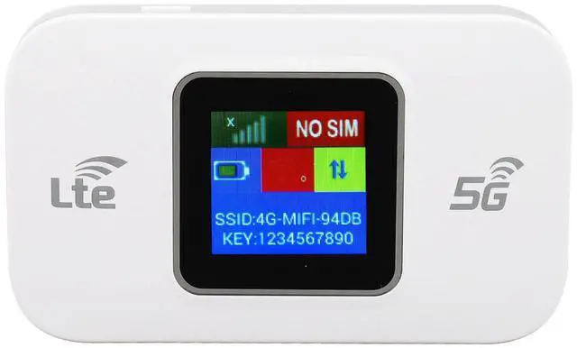 Main image of 4G LTE Modem, 300Mbps High Speed Mobile Router for Phone Tablet, Up to 10 Devices, Secure and Encrypted, 3000mah, for Cell Phones Laptops Computers Smart TVs