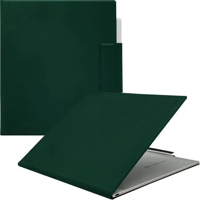 Main image of GOVTVA Magnetic Case for Onyx Boox Tablet Note Max 13.3 / Boox Tab X C 13.3 Color Ultra-Thin Lightweight Leather Cover with Magnetic Pen Buckle, Auto Sleep/Wake & Magnetic Closure (Green)