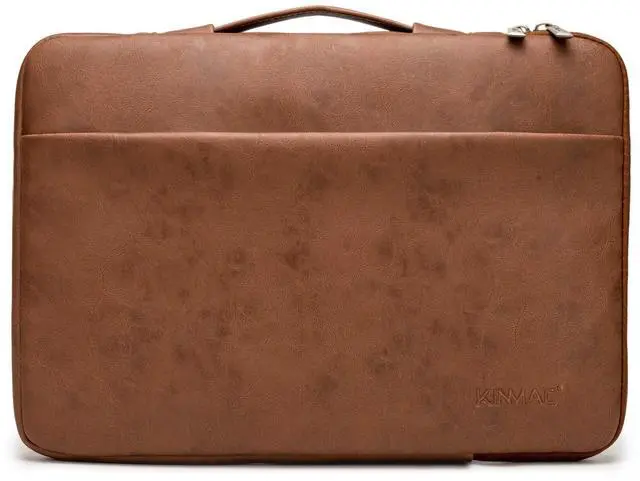 Main image of Kinmac 360° Heavy Duty Protective Laptop Computer Sleeve case Bag Cover with Handle for MacBook Pro 14 inch,14 inch-14.4 inch HP Lenovo Dell ASUS Acer Laptop (Coffee PU)