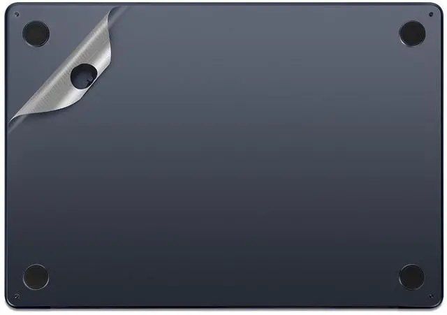 Alt view image 5 of 5 - 4 in 1 Thin 3M Vinyl Full Size Body Skin Palm Rest Sticker Compatible with 2021~2024+ MacBook Pro/Pro Max 16 Inch M2 M3 M4 (Model: A2485/A2780/A2991/A3403/A3186) -Space Black