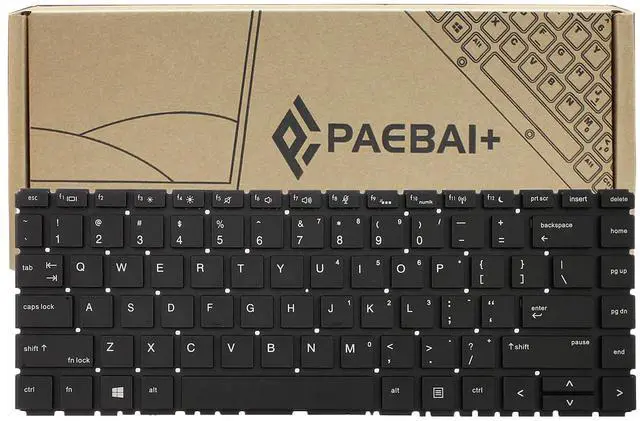 Main image of PAEBAI+ Replacement Laptop Keyboard Backlight for HP ProBook 440 G6 445 G6 440 G7 445 G7 US Layout