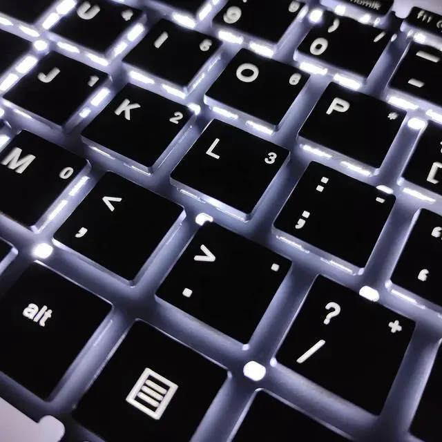 Alt view image 4 of 5 - PAEBAI+ Replacement Laptop Keyboard Backlight for HP ProBook 440 G6 445 G6 440 G7 445 G7 US Layout
