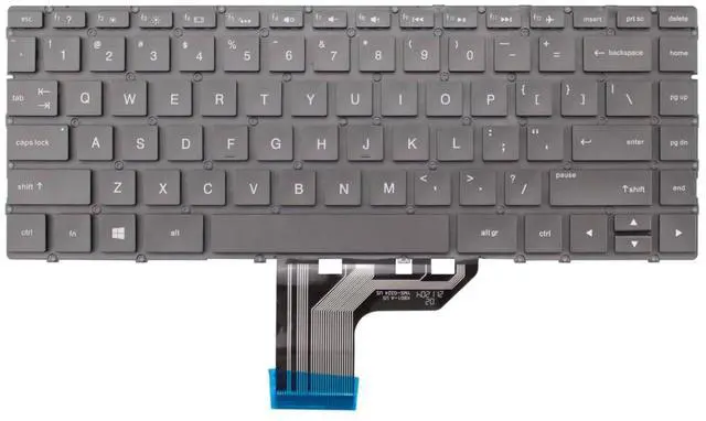 Main image of Laptop Replacement Keyboard for HP Spectre x360 13-AC US Layout Brown