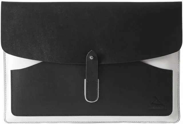 Main image of BEVEL & AWL Dual Harmony 100% Leather Sleeve for Pro 14 Inch (M1, M1 Pro, M2, M2 Pro & M3) 2021-2024, Premium Handcrafted Air Sleeve, Laptop Sleeve 13 Inch & 14 Inch Case