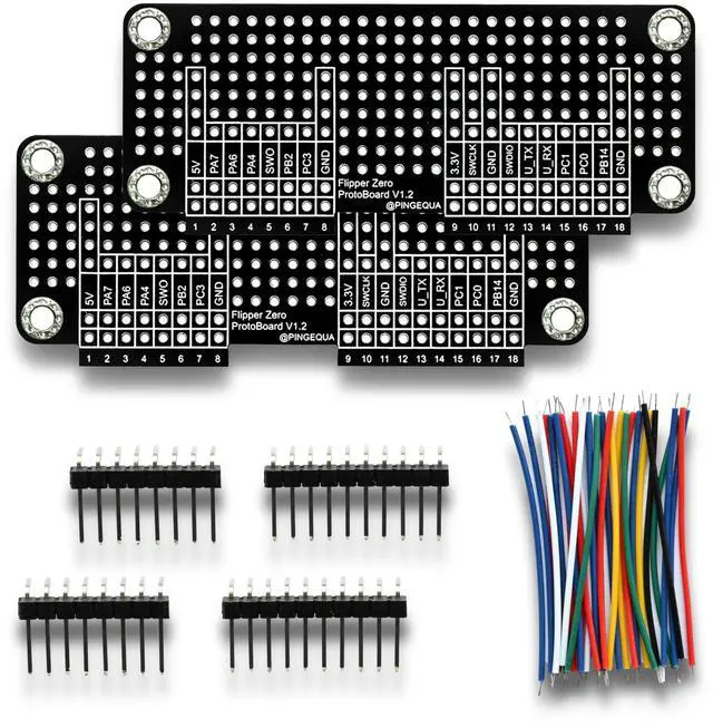 Alt view image 3 of 5 - Flipper Zero Wi-Fi Devboard Kit with Marauder Firmware, Includes Prototyping Board, Header Pins and Jumper Wires