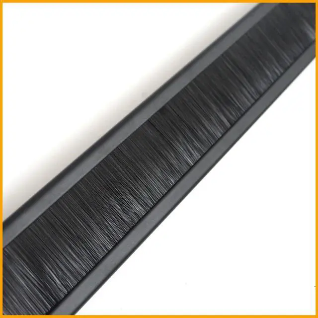 Alt view image 2 of 4 - RIVECO 1U Brush Panels for Rack Cable Management, Server Rack Cable Organizer 1U Brush Managers for 19 Inch Network Rack Mount Black 2 PCS