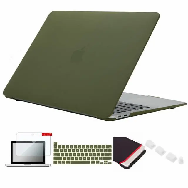 Main image of Se7enline Compatible with MacBook Pro M1/M2 A2338/A2251/A2289 Hard Laptop Cover for Mac Pro 13 with Touch Bar 2024/2023/2022/2021/2020 &Sleeve&Keyboard Cover&Screen Protector&Dust Plug,Avocado Green