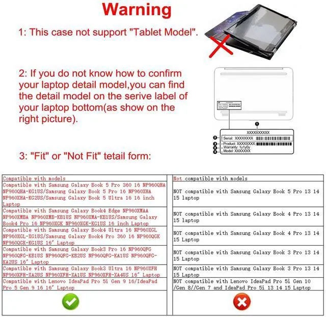 Alt view image 2 of 5 - Alapmk Protective Case for Samsung Galaxy Book 5 Pro 360 16 NP960QHA NP960QHA-KG1US/Samsung Galaxy Book 5 Pro 16 NP960XHA/Samsung Galaxy Book 5 Ultra 16/Samsung Galaxy Book4 Edge NP960XMAA,Black