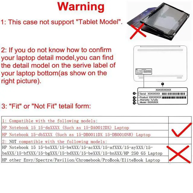 Alt view image 2 of 5 - Alapmk Protective Case Cover for 15.6" HP Notebook 15 15-daXXXX (Such as 15-DA0012DX)/15-dbXXXX (Such as 15-DB0011DX 15-DB0010NR) Laptop[Not fit 15-bsXXX/15-bwXXX/15-acXXX/15-ayXXX],Love Tree
