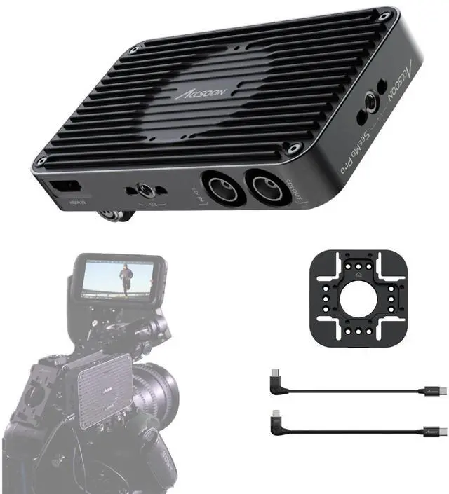 Main image of Accsoon SeeMo Pro SDI&HDMI Video Capture Adapter, 1080P 60FPS Real-time Monitoring/Livestreaming/Recording, HDMI to USB-C Video Capture Terminal, Turns iOS into On-Camera Monitor for Multiple Shooting