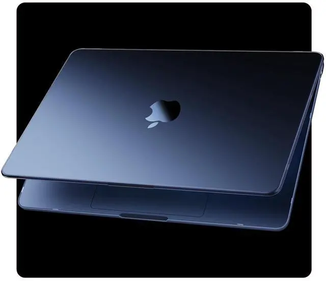 Main image of Soonjet Compatible for MacBook Air 13.6 inch Case M4 M3 M2 2025 2024-2022 Release Model A3240 A3113 A2681, Sturdy Protective Hard Shell Case Cover for MacBook Air M2 13 inch - Midnight Clear