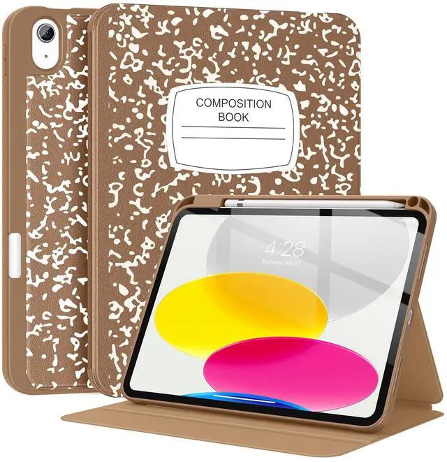 Main image of Supveco Case for iPad (A16) 11th Generation 11 inch (2025),iPad 10th Generation 10.9 inch (2022) with Pencil Holder-[Auto Wake/Sleep],Premium Folio Stand Case with Soft TPU Back Cover-Bronze