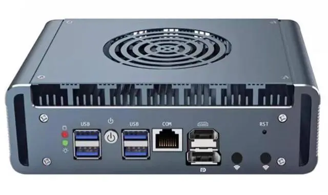 Alt view image 3 of 5 - UDPTCP Micro Firewall Appliance, 6 i226-V 2.5Gbe LAN Ports, Fanless Mini PC Intel Core i7-1265U Twelve Core,2*DDR5 1*M.2 Support AES-NI Barebone Router PC VPN,HDMI DP USB3.0 NO RAM NO SSD