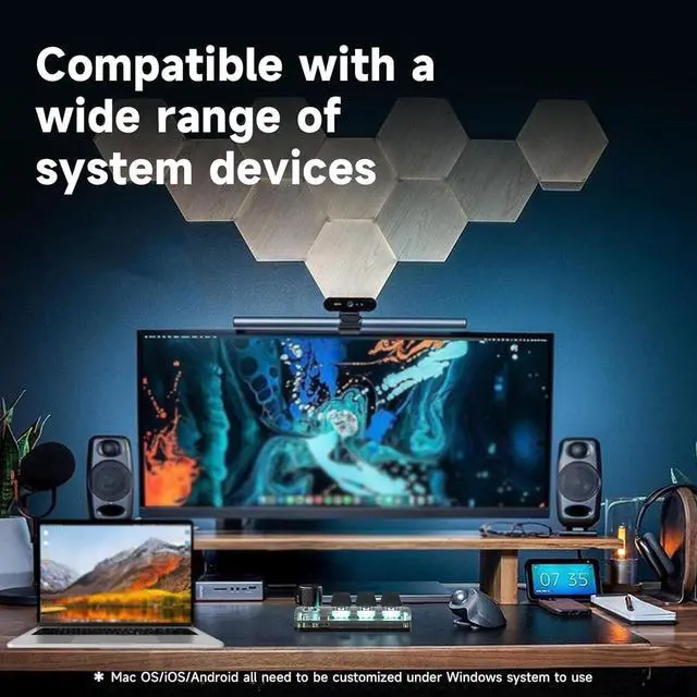 Alt view image 2 of 5 - Walfront Macro Keyboard Programmable One Handed USB PC Keypad Mini Mechanical Gaming Keyboard 6 Keys 1 Knob Programming Macro Pad Game Keyboards for Laptop Computers