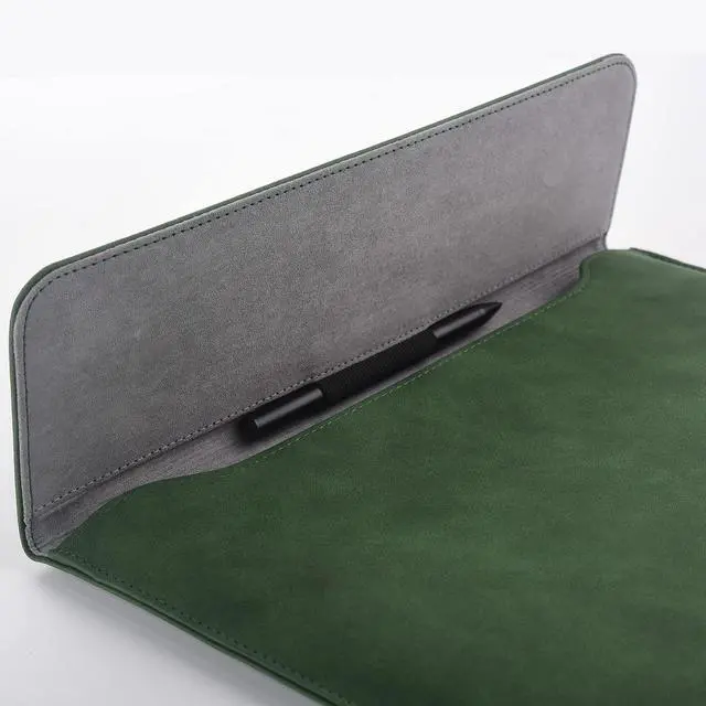 Alt view image 5 of 5 - xisiciao, Surface Pro 11th/10/9/8/7/6/5/4/Pro X Sleeve case, for Microsoft 12-12.3-13 Inch Tablet Waterproof Ultrathin Carrying Cover(Green)