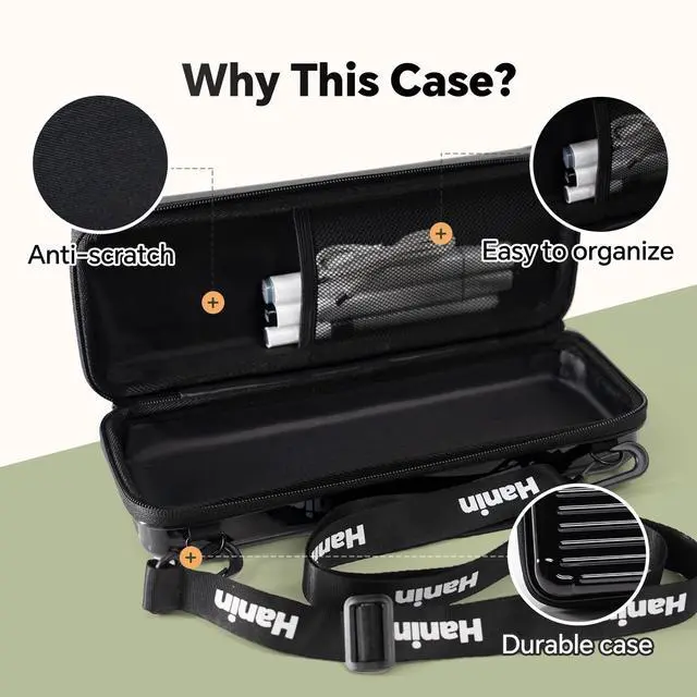 Alt view image 3 of 5 - PRT Portable Carrying Case, Compatible iDPRT/HPRT MT610 Portable Thermal Printer, Storage Bag for Thermal Printer and Accessories (Case Only), Black