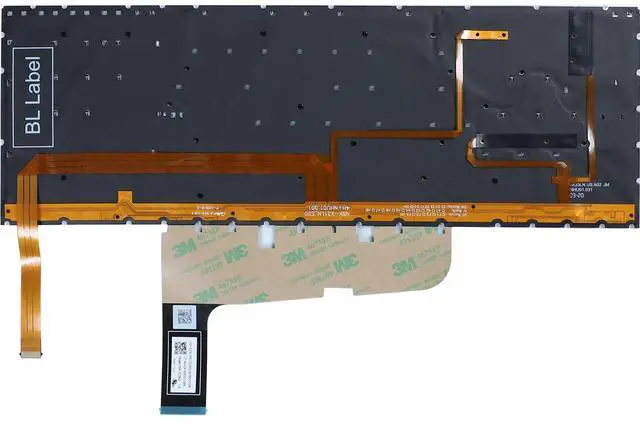 Alt view image 2 of 5 - Replacement Colorful Backlight Keyboard for HP Omen 6/7 15-EK 16-B 16-C Series Laptop, Red Letters US Layout Backlit Keyboard P/N: TPN-Q236 TPN-Q265 TPN-Q280 TPN-C167