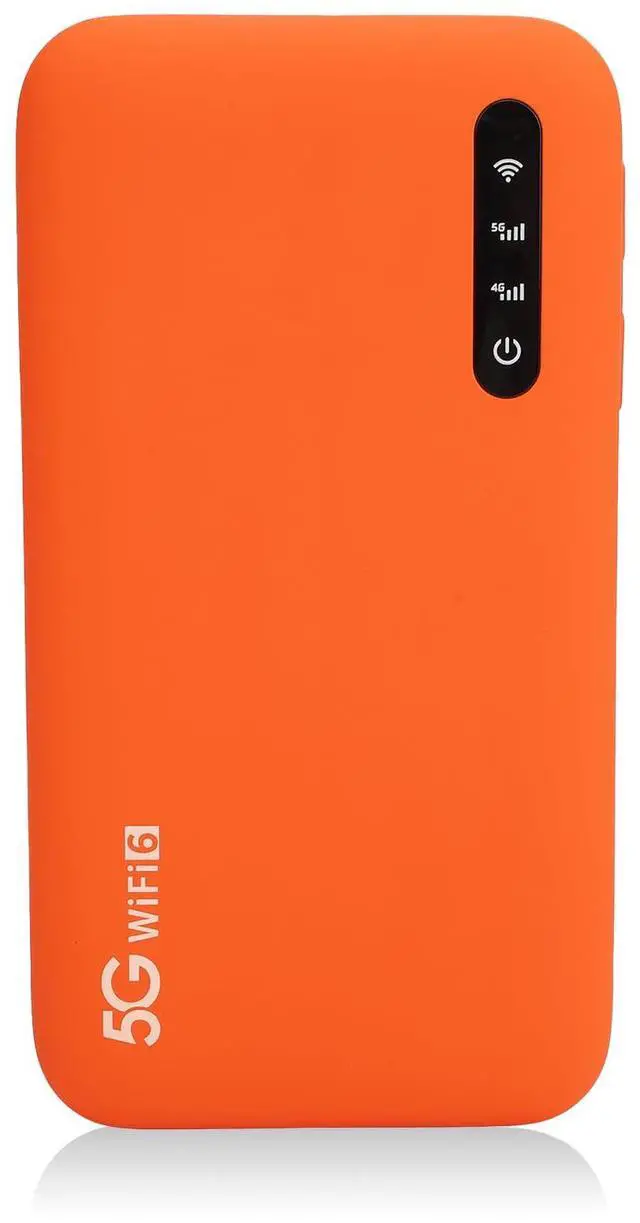 Main image of 5G WiFi6 Mobile Hotspot, 5G Router with Sim Card Slot, International Coverage Modem, Portable Internet Devices for Travel, Support 16 Users, 6100mAh Battery