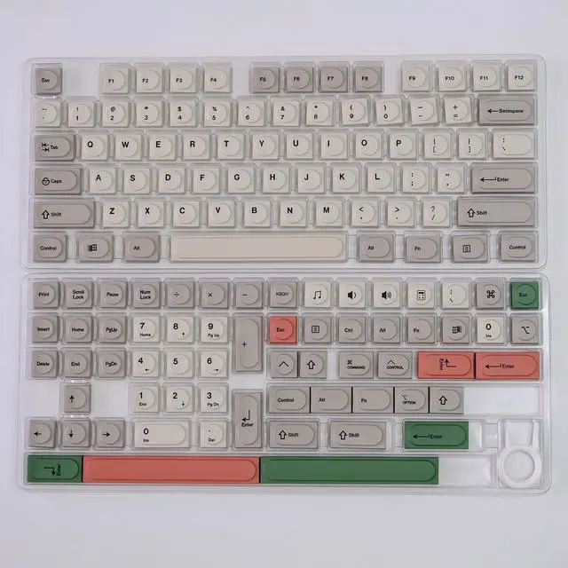 Alt view image 2 of 5 - YMKPVR KBDiy 9009 Doys Keycaps Low Profile Dye-Sublimation PBT Retro Custom Keyboard Keycap,138 Keys Cap Set for Cherry Gateron MX Switches Mechanical Keyboards