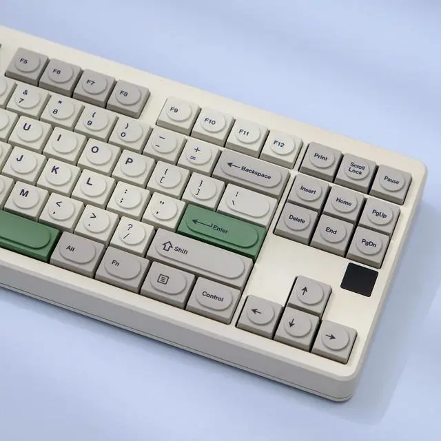 Alt view image 3 of 5 - YMKPVR KBDiy 9009 Doys Keycaps Low Profile Dye-Sublimation PBT Retro Custom Keyboard Keycap,138 Keys Cap Set for Cherry Gateron MX Switches Mechanical Keyboards