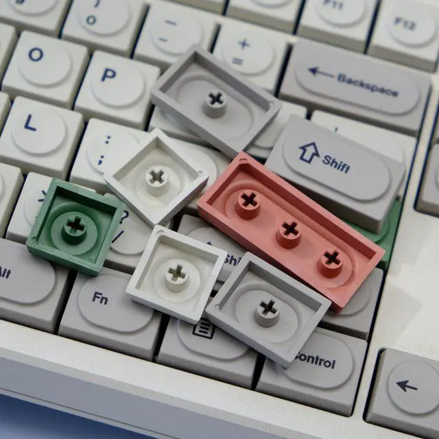 Alt view image 4 of 5 - YMKPVR KBDiy 9009 Doys Keycaps Low Profile Dye-Sublimation PBT Retro Custom Keyboard Keycap,138 Keys Cap Set for Cherry Gateron MX Switches Mechanical Keyboards
