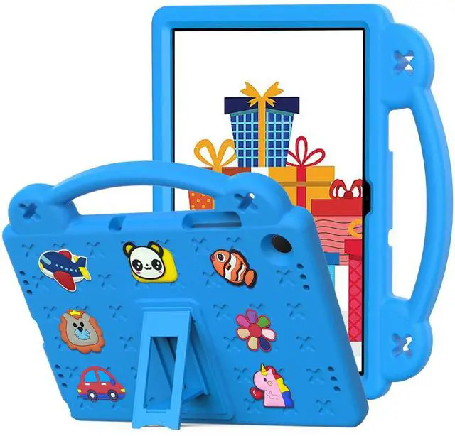 Main image of YRH for Galaxy Tab A9 Plus Case Kids 11-inch 2023, EVA Shockproof Cover for Samsung A9+ Plus Tablet Case, with Stand Handle Figures, SkyBlue