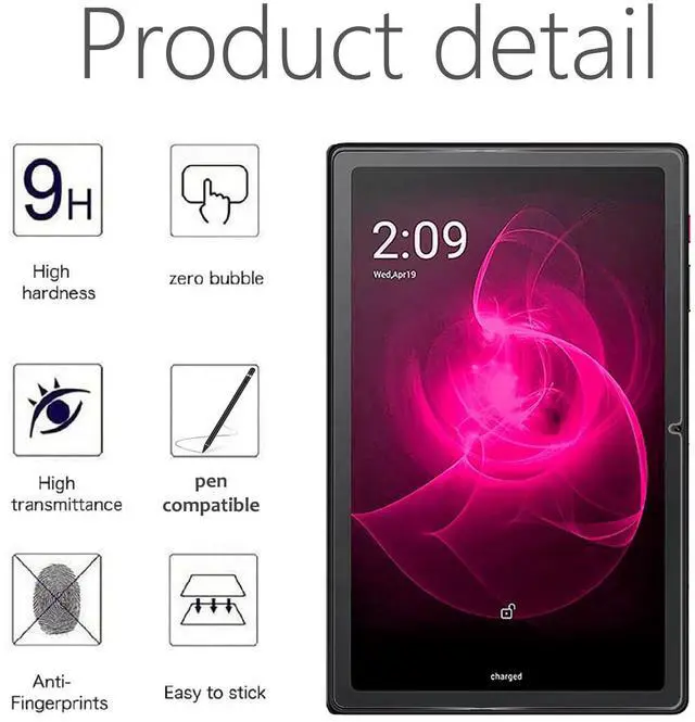 Alt view image 3 of 5 - zukof Case for T-Mobile Revvl Tab 5G 2023 Tablet with Screen Protector, Soft Silicone with Adjustable Stand Cover for 2023 T-Mobile REVVL Tab 5G 10.36 Inch Tablet (Black)