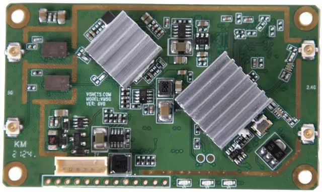 Alt view image 2 of 5 - Vonets VM5G Mini Module WiFi Bridge/WLAN Repeater/Mini Router Signal Booster Extender Indutrial 2.4GHz/5GHz with 4 External Antennas,Suitable for Industrial Integration and Secondary Development