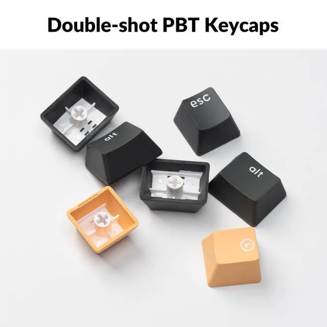 Alt view image 4 of 5 - Keychron C1 Pro Wired Mechanical Keyboard TKL Layout, QMK Programmable RGB Backlit with Hot-swappable K Pro Brown Switch, OEM Profile Double-Shot PBT Keycaps Compatible for Mac Windows Linux