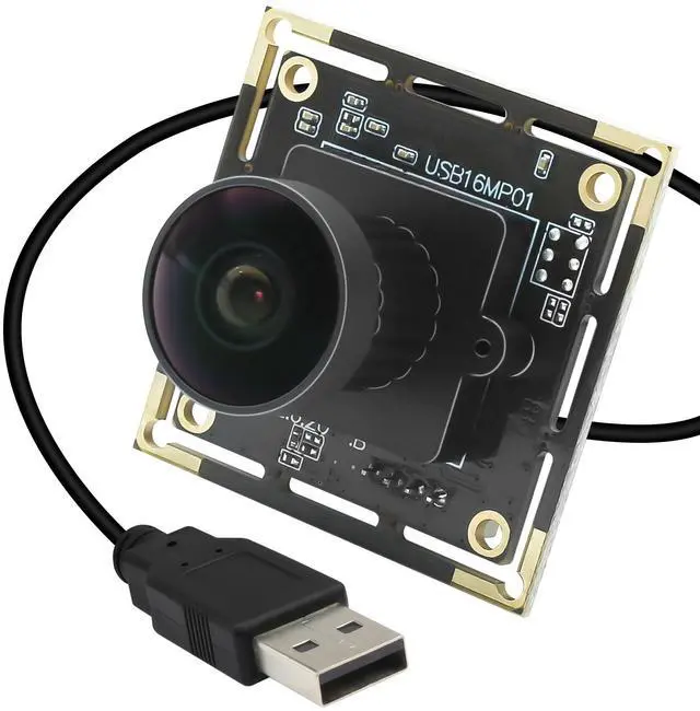 Main image of MMlove 16MP USB Camera Module Lightburn Camera 170° Wide Angle M12 Fisheye Lens with IMX298 Image Sensor Plug&Play Embedded Computer Webcam for HD Video Conference/Laptop/PC/Raspberry Pi
