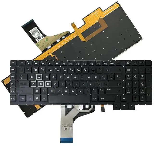 Main image of Zahara Backlit Keyboard 9Z.NEBBQ.11K NSK-XH1BQ for HP Omen 17-an 17-AN008CA 17-AN010CA 17-an011dx 17-AN012DX 17-an013dx 17-an014dx 17-AN020CA 17-AN030CA 17-AN053NR 17-AN110NR 17-AN188NR 17-an120nr