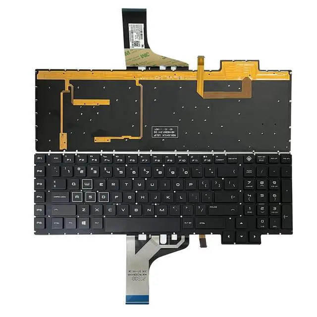 Alt view image 2 of 5 - Zahara Backlit Keyboard 9Z.NEBBQ.11K NSK-XH1BQ for HP Omen 17-an 17-AN008CA 17-AN010CA 17-an011dx 17-AN012DX 17-an013dx 17-an014dx 17-AN020CA 17-AN030CA 17-AN053NR 17-AN110NR 17-AN188NR 17-an120nr